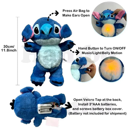 Interesting™ Kawaii Stitch plush toy that breathes to relieve stress