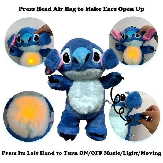 Interesante™ peluche Kawaii Stitch que respira para aliviar el estres