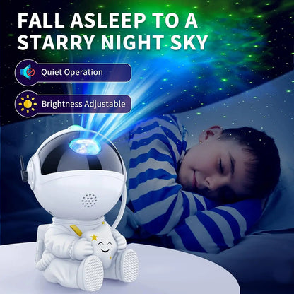 Interesante™ Proyector astronauta de estrellas de luz nocturna