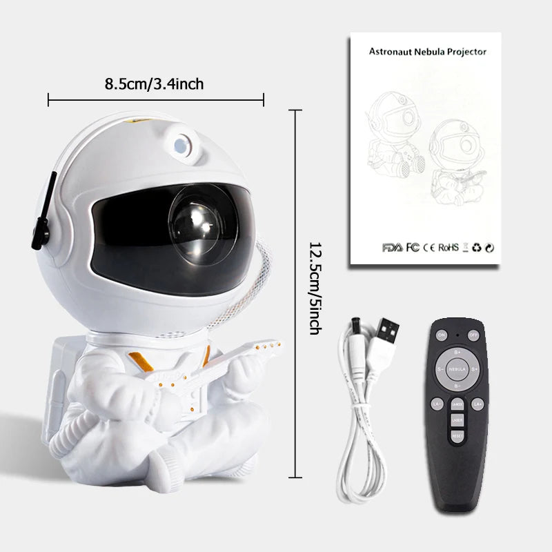 Interesante™ Proyector astronauta de estrellas de luz nocturna